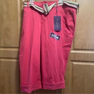 Gloria Vanderbilt Amanda Classic Fit Capri in Red